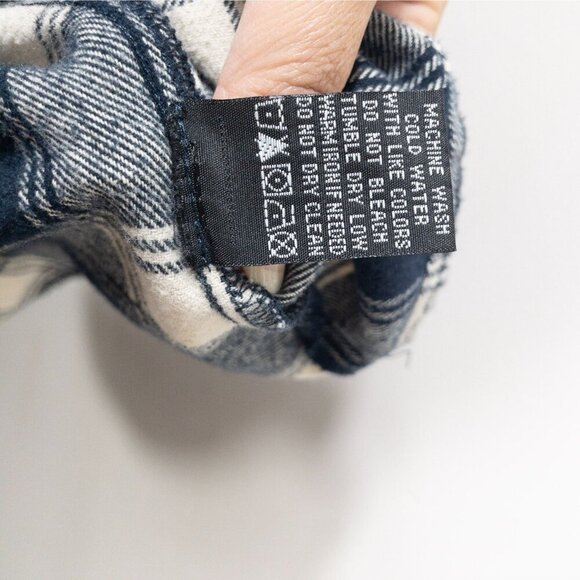 Velvet Heart blue and white gingham plaid shift dress with bell sleeves SZ S - Picture 5 of 10